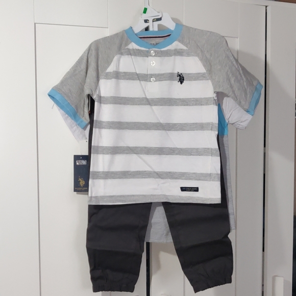 U.S. Polo ASSN.  Boys  set 3 piece - Picture 3 of 10